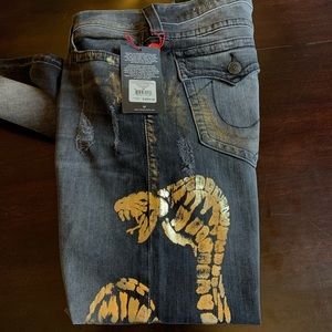 True Religion Ricky Jeans with Snake